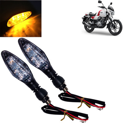 DvineAutoFashionZ Front, Rear, Side LED Indicator Light for Bajaj V 150(Amber)