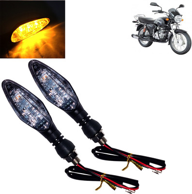 DvineAutoFashionZ Front, Rear, Side LED Indicator Light for Bajaj CT 100(Amber)