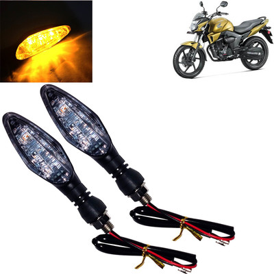 DvineAutoFashionZ Front, Rear, Side LED Indicator Light for Honda CB Trigger(Amber)