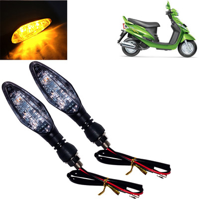 DvineAutoFashionZ Front, Rear, Side LED Indicator Light for Mahindra Rodeo RZ(Amber)
