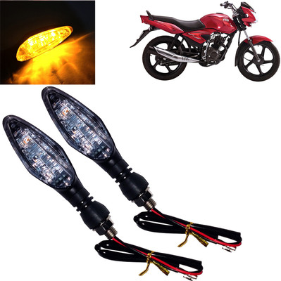 DvineAutoFashionZ Front, Rear, Side LED Indicator Light for TVS Jive(Amber)