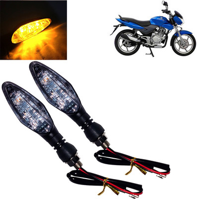 DvineAutoFashionZ Front, Rear, Side LED Indicator Light for Bajaj DTS-i(Amber)