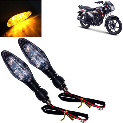 DvineAutoFashionZ Front, Rear, Side LED Indicator Light for TVS Pheonix(Amber)