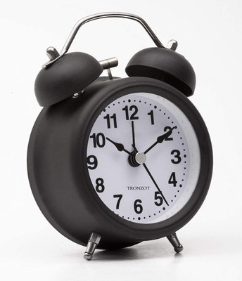 SKYVOKES Analog Black Clock