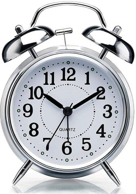 primesale Analog-Digital Silver Clock
