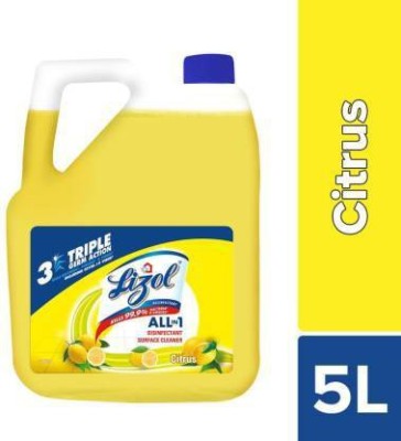 Lizol Disinfectant Surface Cleaner Citrus (5 L) Citrus(5 L)