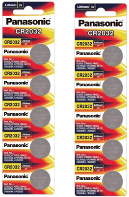 Panasonic CR2032  Battery(Pack of 10)