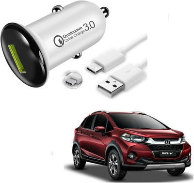 KOZDIKO 25.5 W Turbo Car Charger(White, With USB Cable)