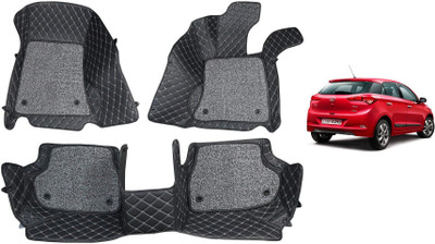 AYW Leatherite 7D Mat For  Hyundai Elite i20(Black)