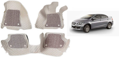 AYW Leatherite 7D Mat For  Maruti Suzuki Ciaz(Beige)