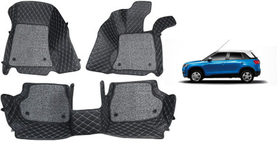AYW Leatherite 7D Mat For  Maruti Suzuki Vitara Brezza(Black)