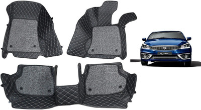 AYW Leatherite 7D Mat For  Maruti Suzuki Ciaz(Black)