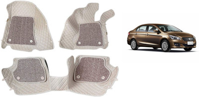 AYW Leatherite 7D Mat For  Maruti Suzuki Ciaz(Beige)