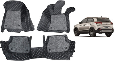 AYW Leatherite 7D Mat For  Hyundai Creta(Black)