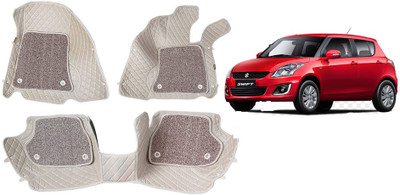 AYW Leatherite 7D Mat For  Maruti Suzuki Swift(Beige)