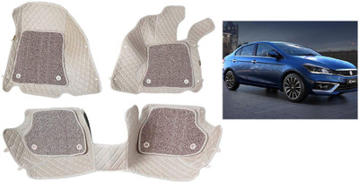 AYW Leatherite 7D Mat For  Maruti Suzuki Ciaz(Beige)