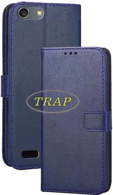 Trap Back Cover for OPPO Neo 7(Blue, Cases with Holder, Pack of: 1)