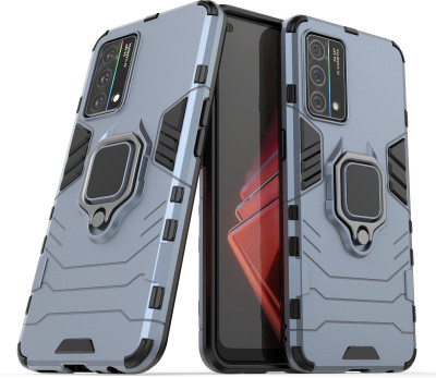 Zobrix Back Cover for Realme GT Master Edition(Blue, Cases with Holder, Pack of: 1)