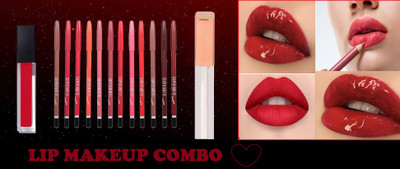 GFSU LIQUID MATTE LIPSTICK & GLOSSY LIP GLOSS(3 Items in the set)
