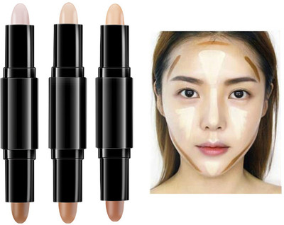 JANOST SHINE AND SHIMMER LONG STAY HIGHLIGHTER AND CONCEALER MAKE-UP STICK Concealer(MULTICOLOR, 24 g)