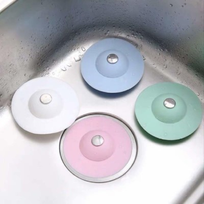 TOMATUS Basin, Bathroom Sink, Bathtub, Floor, Kitchen Sink Ductile Iron Push Down Strainer(5.5 cm Set of 4)