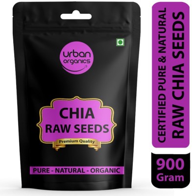 Urban Organic Raw Chia Seeds for Weight Loss with Omega 3 , Zinc and Fiber Chia Seeds(900 g)