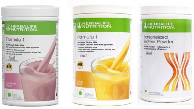 Herbalife Nutrition HERBALIIFE FORMULA1 ROSE KHEER+MANGO+ PROTEIN 400G Energy Drink(3x0.48 kg, ROSE KHEER, MANGO Flavored)