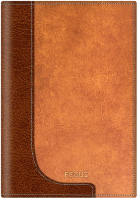 Fedus Leatherette File Folder(Set Of 1, Brown)