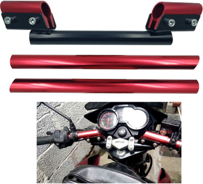 AXWee ENZ-T1 Handle Bar for All Bikes- RED/BLACK Handle Bar(Red, Black)