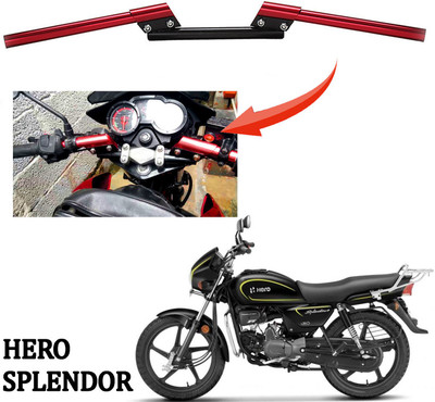 Znee Smart ENZ-T1 Handle Bar for All Bikes- RED/BLACK Handle Bar(Red)
