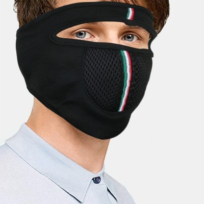 CareDone Pack of 1, Multicolor bike face mask for men, women. Decorative Mask(Black, Pack of 1)