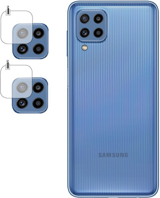 EJZATI Back Camera Lens Glass Protector for Samsung Galaxy M32 CAMERA LENS(Pack of: 2)