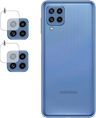 EJZATI Back Camera Lens Glass Protector for Samsung Galaxy M32 CAMERA LENS(Pack of: 2)