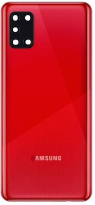 Kraze4blaze Samsung Galaxy A31 with camera lens Back Panel(Red)