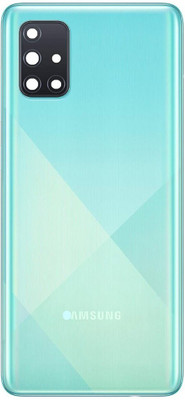 Kraze4blaze Samsung Galaxy A71 with camera lens Back Panel(Blue)