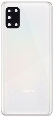 Kraze4blaze Samsung Galaxy A31 with camera lens Back Panel(White)