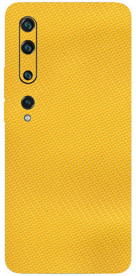 AsSkin Redmi note 10, Mi Note10 Mobile Skin(Ultra Super Yellow Carbon Fiber Skin With High Matte Finish.,)