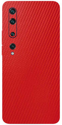 AsSkin Redmi note 10 lite, Mi Note10 Mobile Skin(Ultra Super Red Carbon Fiber Skin With High Matte Finish.,)