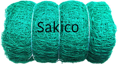 Sakico 75x15 Foot Nylon Boundry Safety Cricket Net(Green)