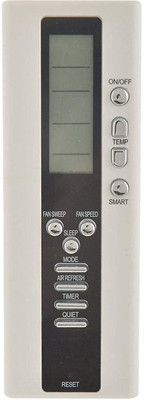 BhalTech 119-1 AC Compatible for  Kelvinator AC Remote Controller(White)