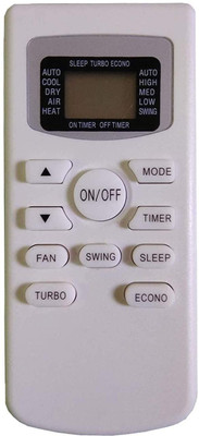 BhalTech 116 AC Compatible for  Whirlpool AC Remote Controller(White)