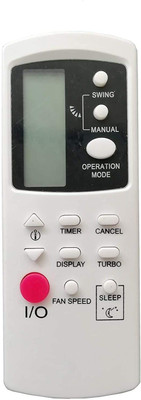 BhalTech 190-1 AC Compatible for  Hyundai AC Remote Controller(White)