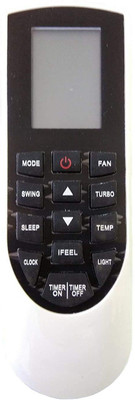 BhalTech 182-1 AC Compatible for  Godrej AC Remote Controller(White)
