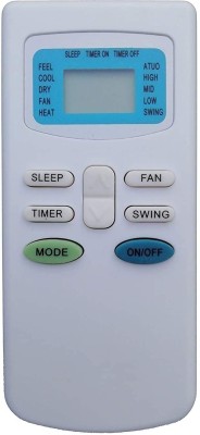 BhalTech 17-1 AC Compatible for  Godrej AC Remote Controller(White)