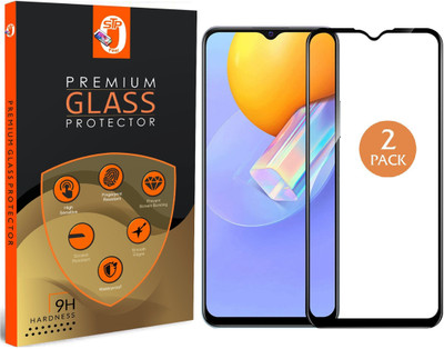 STP FEEL Edge To Edge Tempered Glass for Vivo Y31(Pack of 2)