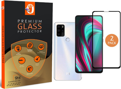 STP FEEL Edge To Edge Tempered Glass for Micromax in Note 1 / Samsung A71(Pack of 2)