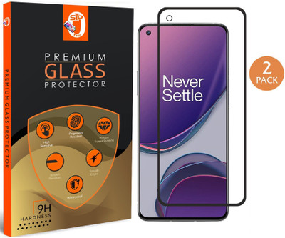 STP FEEL Edge To Edge Tempered Glass for OnePlus 8T(Pack of 2)