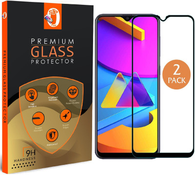 STP FEEL Edge To Edge Tempered Glass for Samsung Galaxy A21S(Pack of 2)