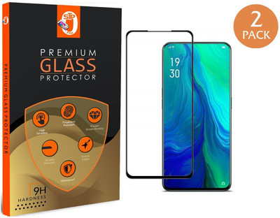 STP FEEL Edge To Edge Tempered Glass for OPPO Reno 2(Pack of 2)