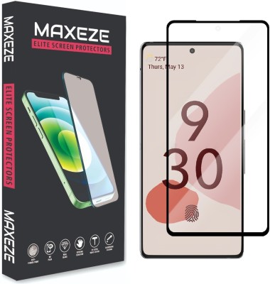 MAXEZE Edge To Edge Tempered Glass for Google Pixel 6A(Pack of 1)
